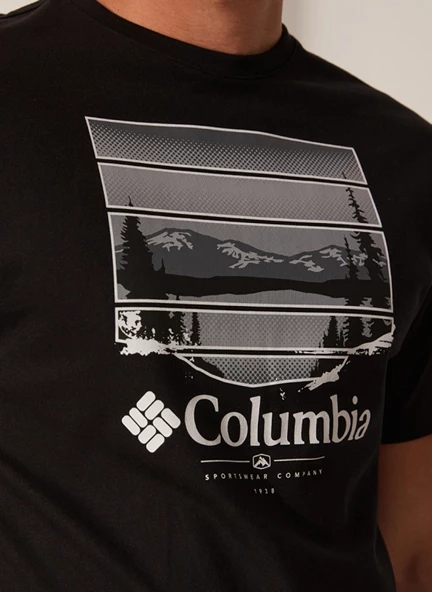 Columbia Csc M Colorful Vista Ss Tee Erkek Kısa Kollu Tişört CS0304-010 - 5