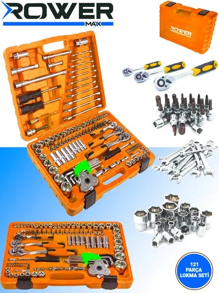 Rowermax Profosyonel 121 Parça Lokma Takımı