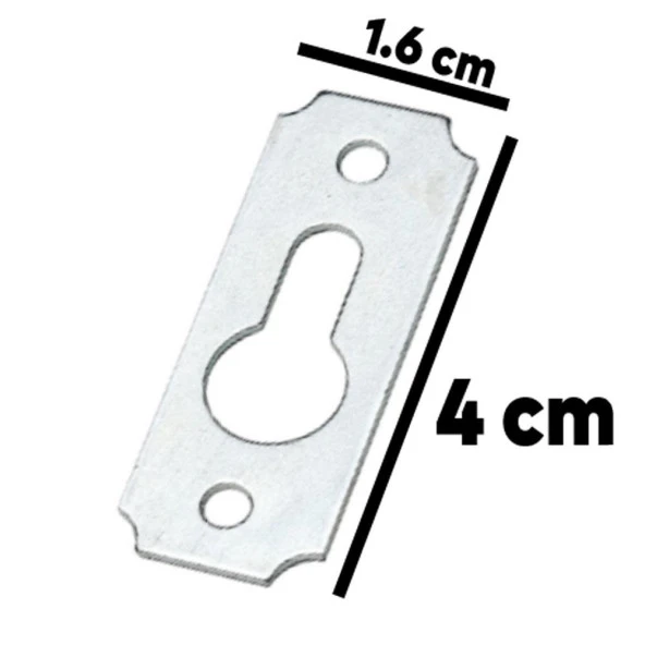 Tablo Çerçeve Askısı Düz Çerçeve Takma Aparatı 10 Adet - 2