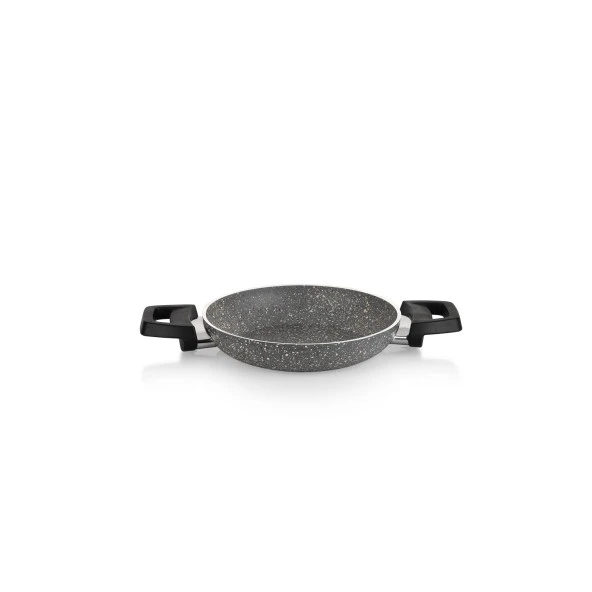 Schafer Eternal 3 lü Set Tencere 18 Cm+Sahan 18 Cm+Tava 18 Cm-Gri - 5
