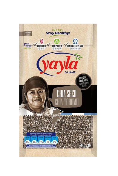 YAYLA CHIA TOHUMU 500 gr