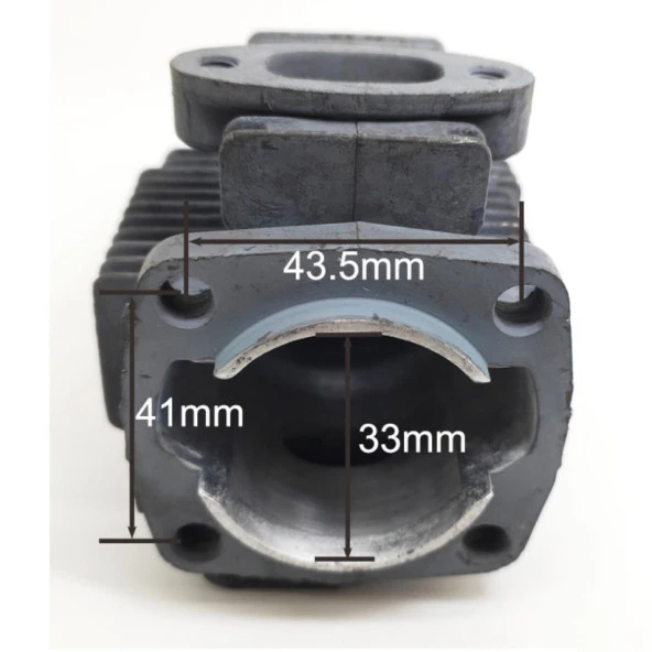 Kmtmak Benzinli ilaçlama Silindir piston conta set 33mm TF900/OS768/TU28 İlaç Motoru gömlek piston - 2