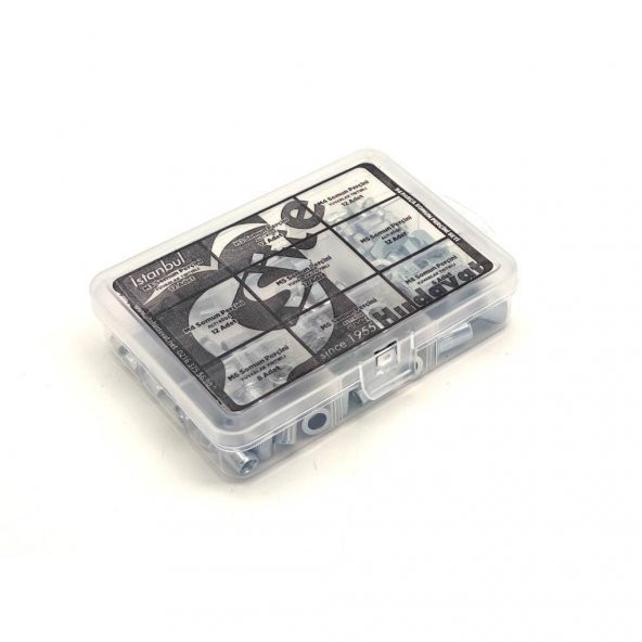 94 Parça Somun Perçini Seti - Resim 3