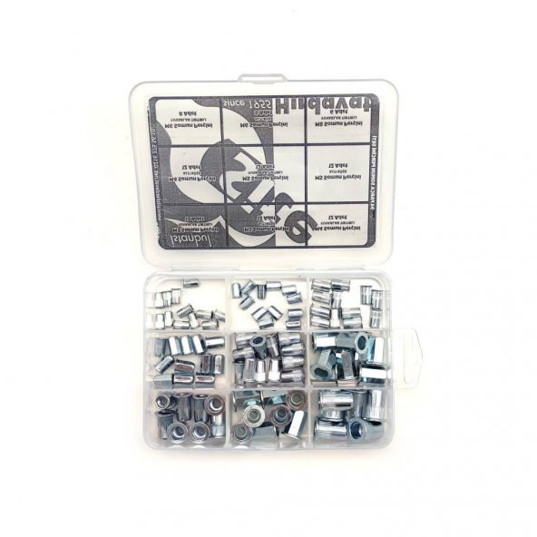 94 Parça Somun Perçini Seti - Resim 8