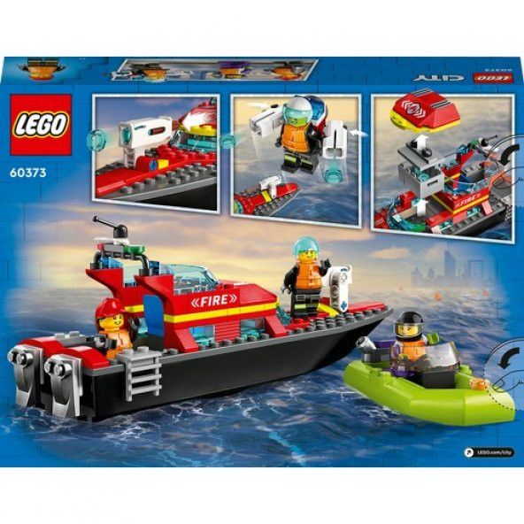 Lego City Itfaiye Kurtarma Teknesi 60373 Lisanslı Ürün - Resim 4