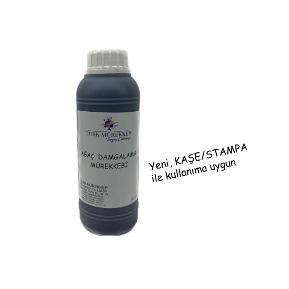 Ağaç Damgalama / Markalama Mürekkebi Siyah 500 ml.