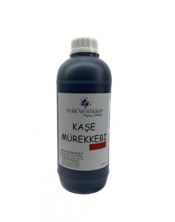 Kaşe Mürekkebi 1000 ml Kırmızı