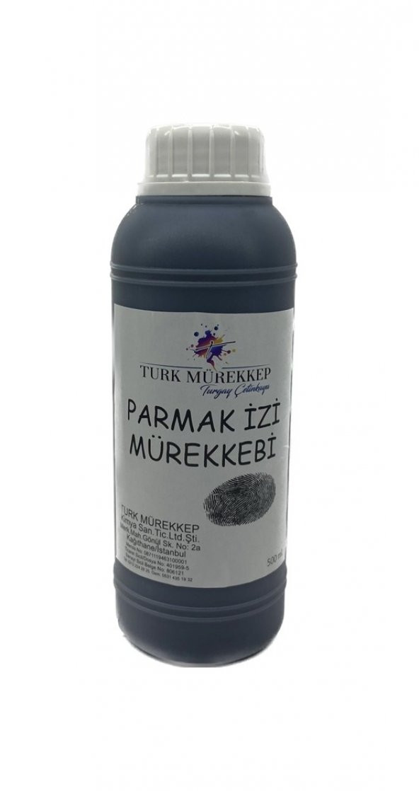 Parmak İzi Mürekkebi (Fingerprint ink) 500 ml. - 1