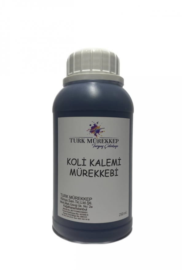 Koli Kalemi Mürekkebi Siyah 250 ml. - 1