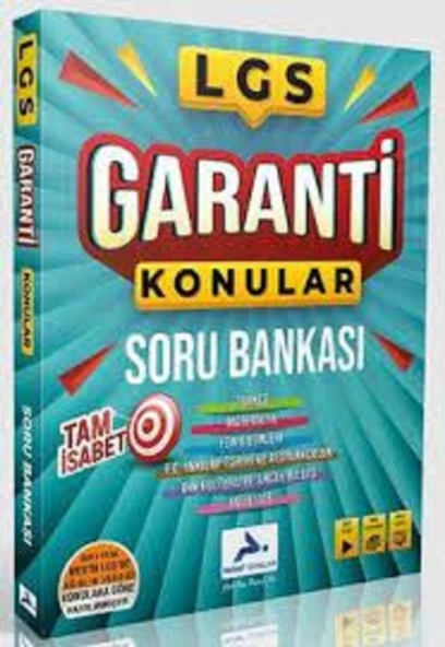 8.Sınıf LGS Garanti Konular Soru Bankası Paraf Yayınları