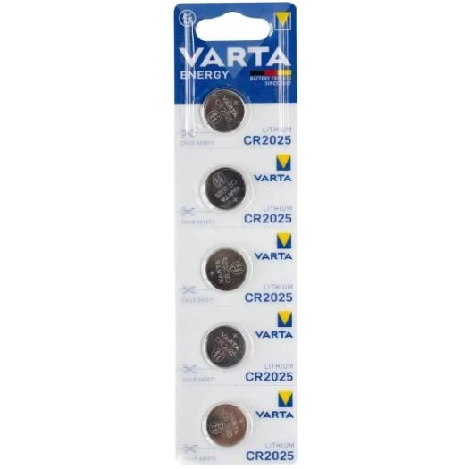 Varta Cr2025 Blister Lityum Pil 5'li