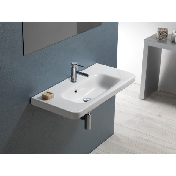 Noura Etajerli Lavabo 80 x 38 cm - 6