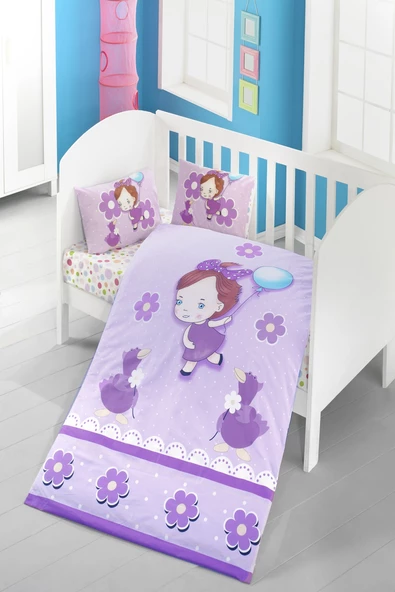 Komfort Home Bebek Uyku Seti %100 Pamuk (Yorgan ve +2 Yastıklı) - 1