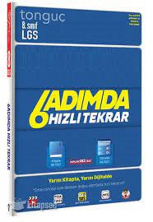 8. Sınıf LGS 6 Adımda Hızlı Tekrar Tonguç Akademi