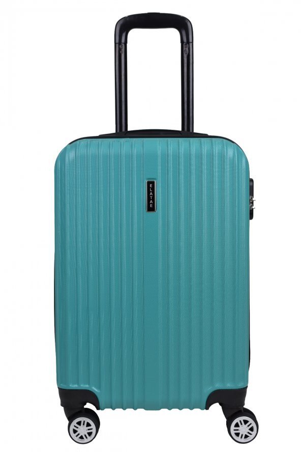 2li Valiz Seti Elatae Valiz Kabin Boy ve Makyaj Turkuaz 2li Set 1020 - Resim 2