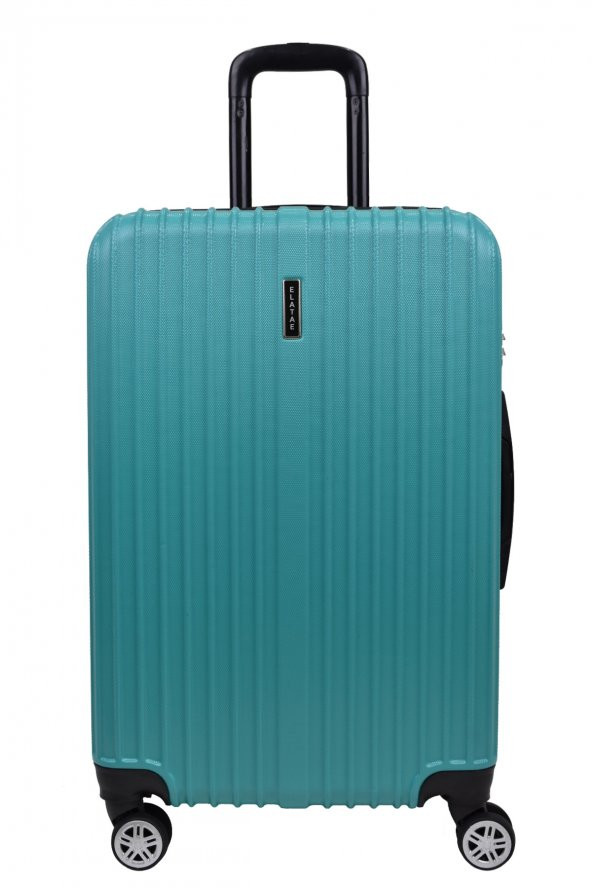 3lü Valiz Seti Elatae Valiz Orta - Kabin Boy ve Makyaj Turkuaz 1020 - Resim 2