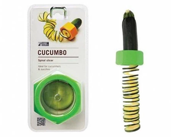Cucumbo Spiral Salatalık Dilimleyici (Tak-Çevir-Süsle) Asorti