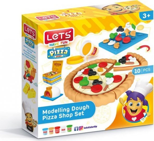 Lets Oyun Hamuru Pizza Seti L9004