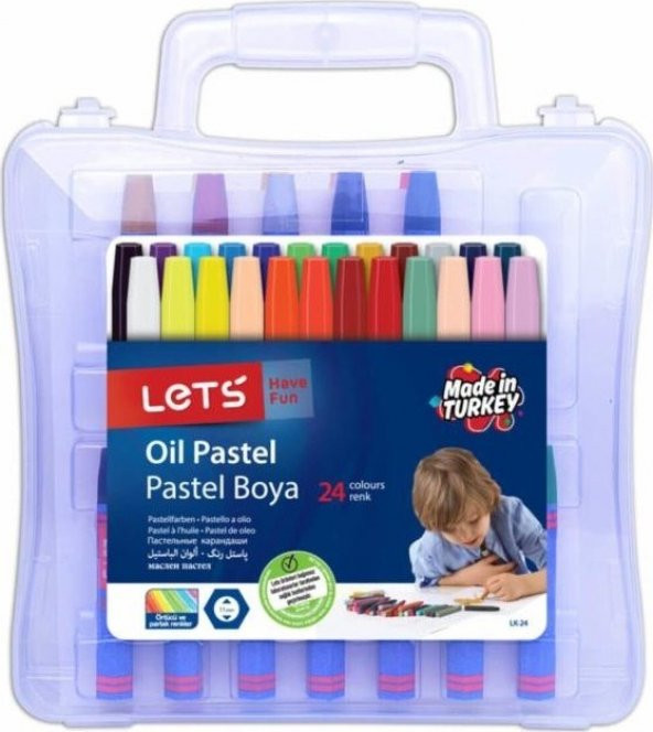 Lets 24 Renk Çantalı Pastel Boya Lk-24 07.14.673.092 ürün görseli 1