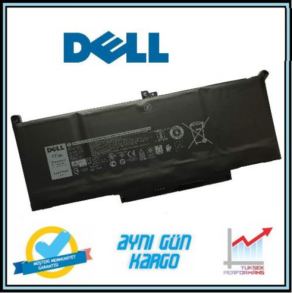 Dell Latitude 14 7480 Batarya Pil Orjinal