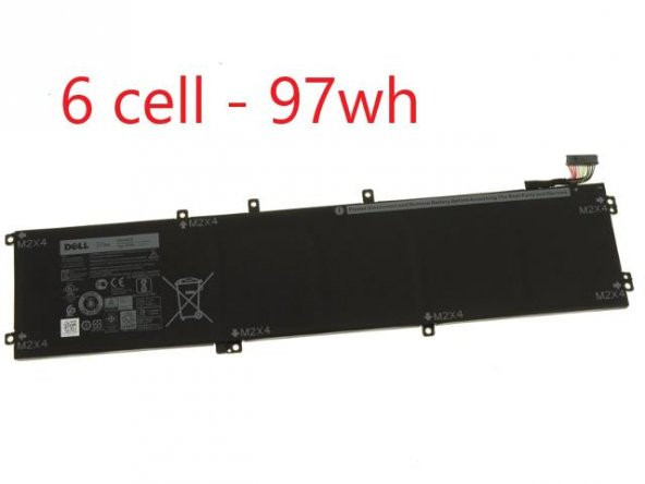 Dell XPS 15 9570-UTS75WP165N Batarya Pil Orjinal 6 cell