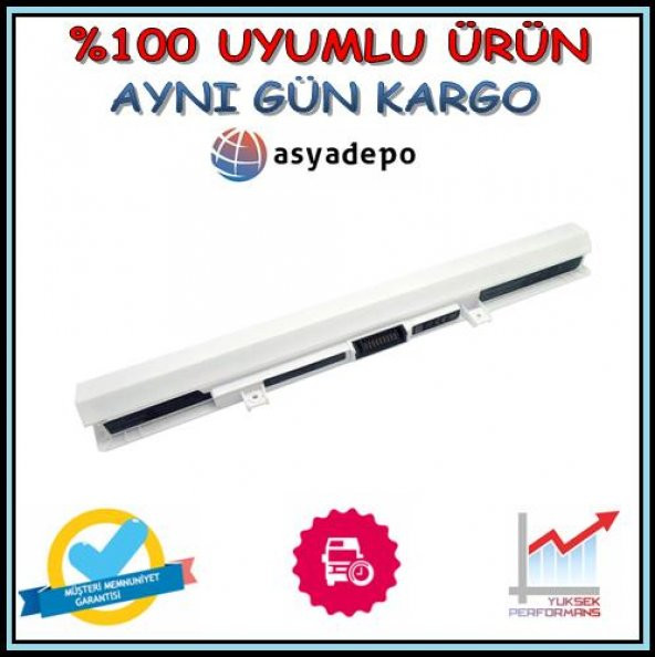 Toshiba Satellite L50-B-28P Batarya Pil Beyaz