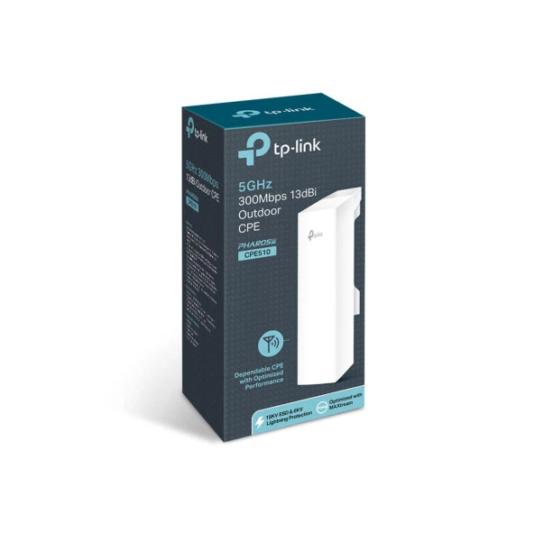 Tp-Link Outdoor 300 Mbps 13dBi Yüksek Kazanımlı Dual Polarize Pasif POE Destekli Dış Mekan CPE/Access Point - 5