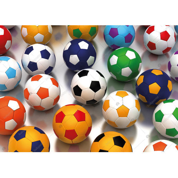 futbol topu karışık renkler  kauçuk  sağlam ürün