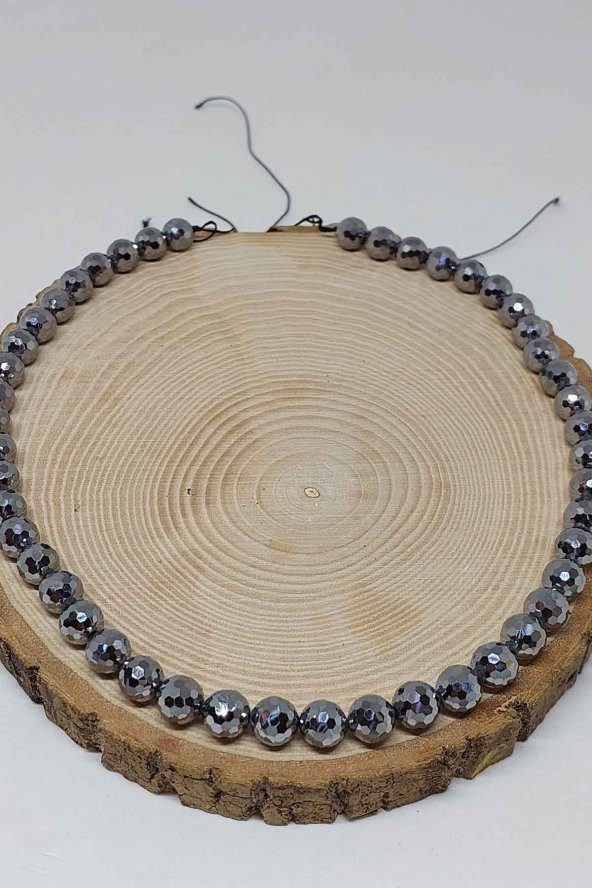 Terahertz Taşı Faset Kesim Dizi 8mm - Resim 2