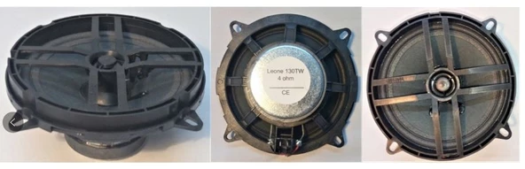 Ayt Leone 130tw 13 Cm 4 Ohm 40 Watt Plastik Kasa Tweeterlı Tekli Oto Hoparlör Ses Sistemi