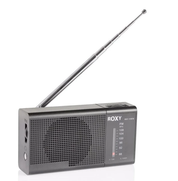 Roxy RXY-170FM Cep Tipi Mini Fm Radyo Mutfak Radyosu Deprem Çantasına Uygun Pilli Radyo