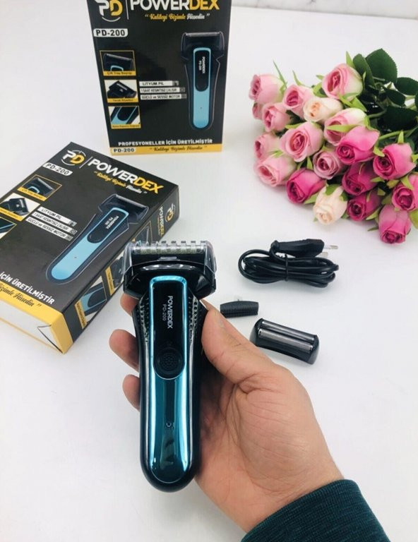 PowerDex PD-200 Şarjlı Sıfır Sakal Traş Makinesi
