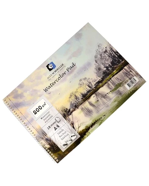 Alex Schoeller Watercolor Pad Suluboya Defteri A4 200gr - 2