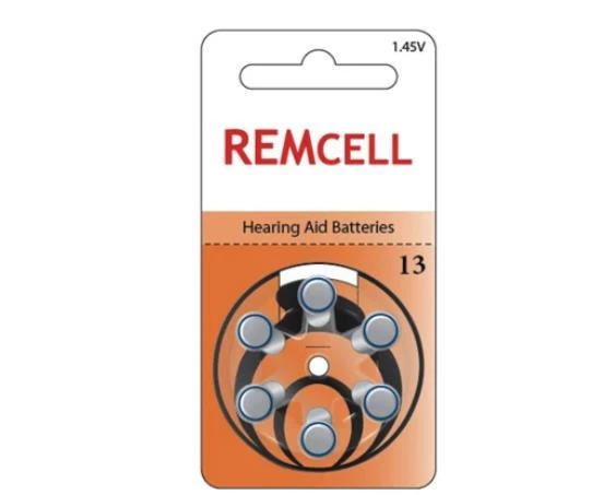 Remcell 13 İşitme Cihazı Pili 6'lı