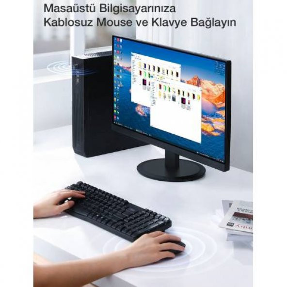 BASEUS BA04 Bluetooth 5.0 Wireless Kablosuz Adaptör Bluetooth Adaptör Dongle Kit - 5