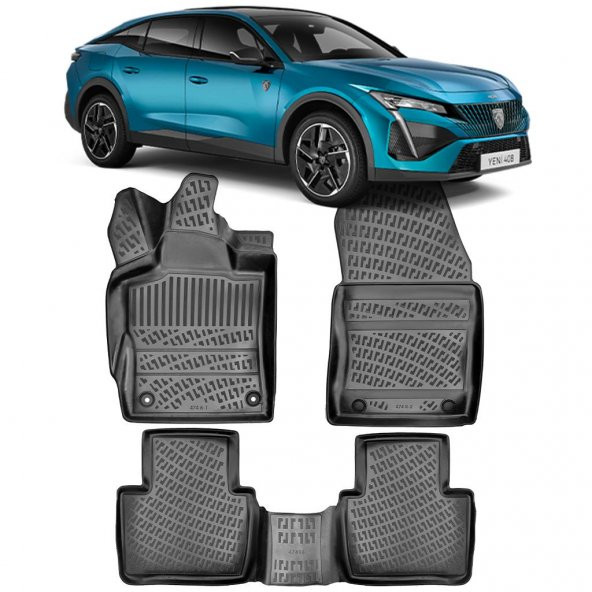 Bod Peugeot 408 3D Havuzlu Paspas 2023-Sonrası ürün görseli 1