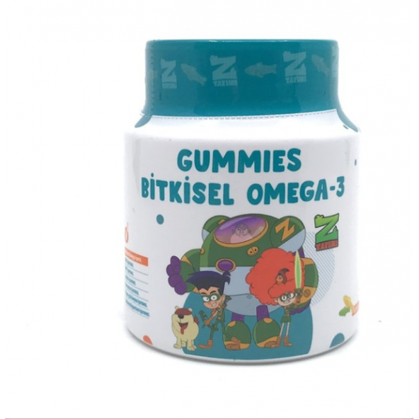 Vitago Kids Premium Z Takımı Gummies Bitkisel Omega 3 İçeren Çiğnenebilir Form 60lı