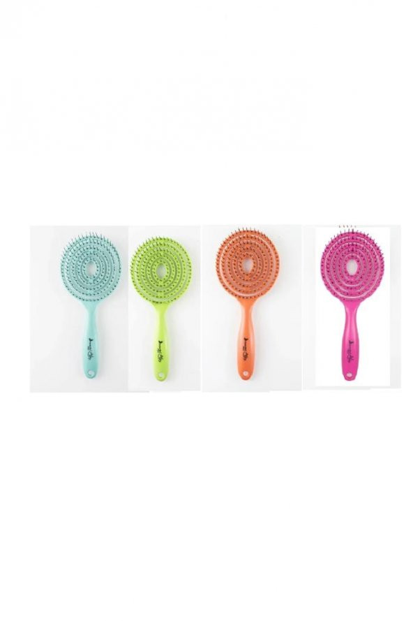 Nascita Pro Lollipop Açma/tarama Fırçası 4 Renk Set