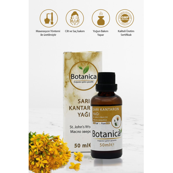 Sarı Kantaron Yağı 100 Saf 50ml