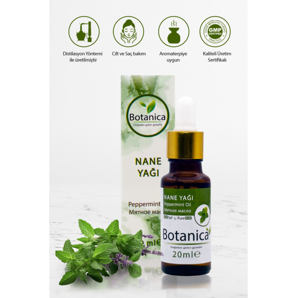 Botanica 100 Saf Nane Yağı 20 ml