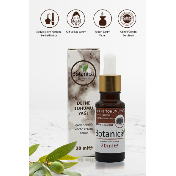 Botanica Defne Tohumu Yağı 20ml - 2