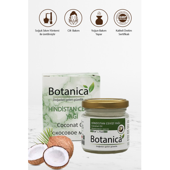 Botanica 100 Saf Hindistan Cevizi Yağı 100 ml