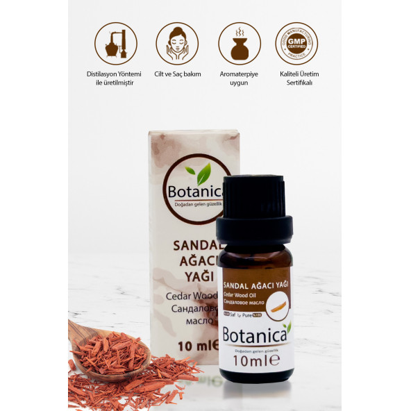 Botanica 100 Saf Sandal Ağacı Yağı 10ml