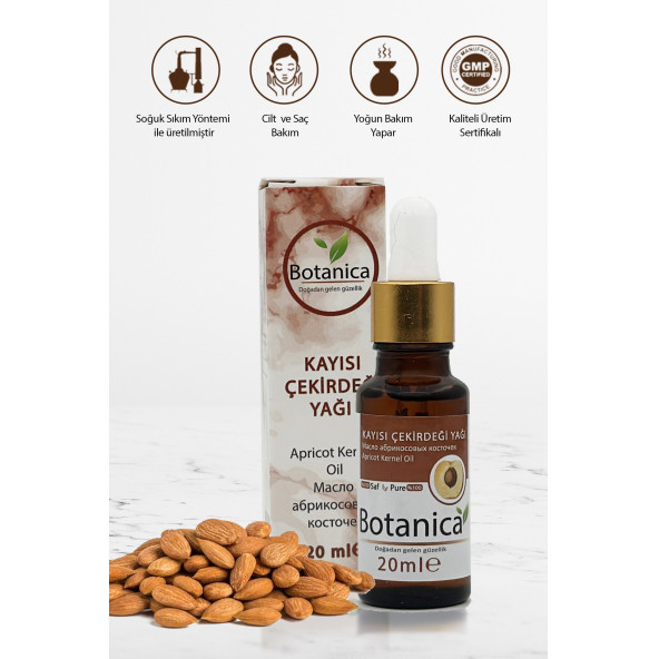 Botanica Kayısı Çekirdeği Yağı 20 ml - 2