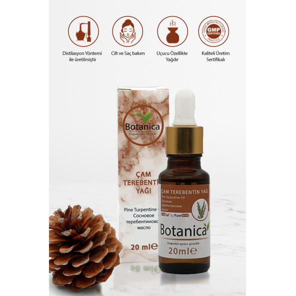 Botanica 100 Saf Çam Terebentin Yağı 20 ml