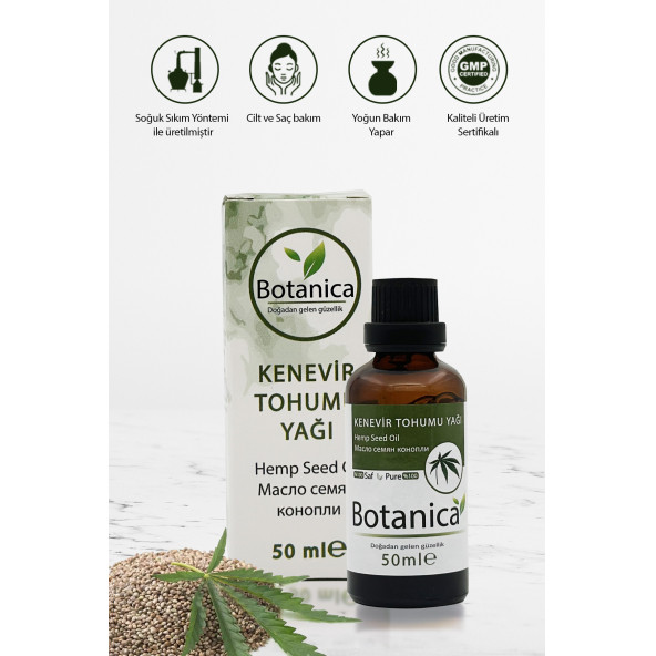 Kenevir Tohumu Yağı 100 Saf Kendir Tohumu Yağı 50ml - 3