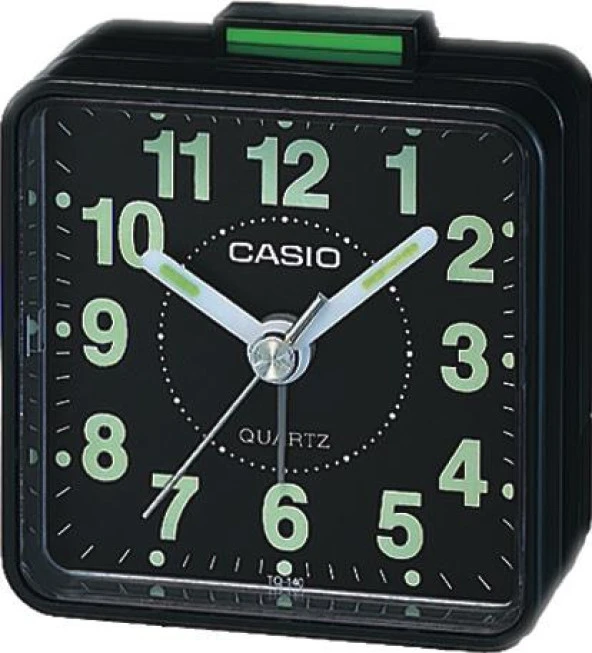 CASIO TQ-140-1DF ALARMLI SİYAH MİNİ ÇALAR MASA SAATİ ürün görseli 1