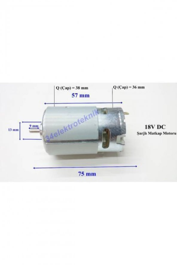Bosch 18 Volt Şarjlı Matkap Motoru Makita Dewalt Dc Motor - 4
