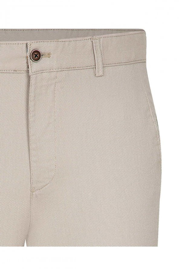 Slim Fit Gabardin Bej Erkek Pantolon - 2