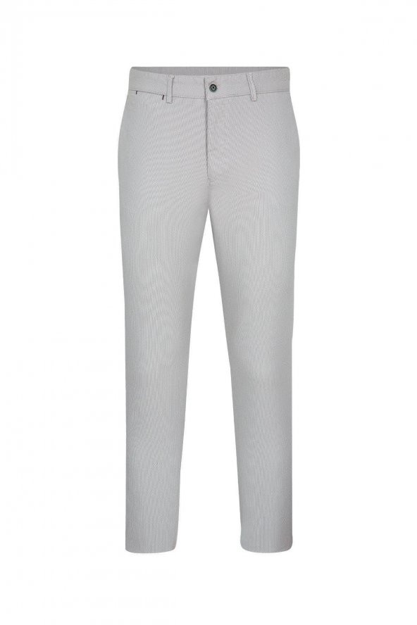 Slim Fit Gabardin Bej Erkek Pantolon - 5
